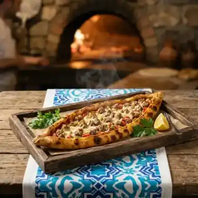 Kuşbaşılı Kaşarlı Pide