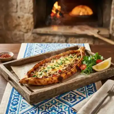 Kıymalı Kaşarlı Mevlana Pide